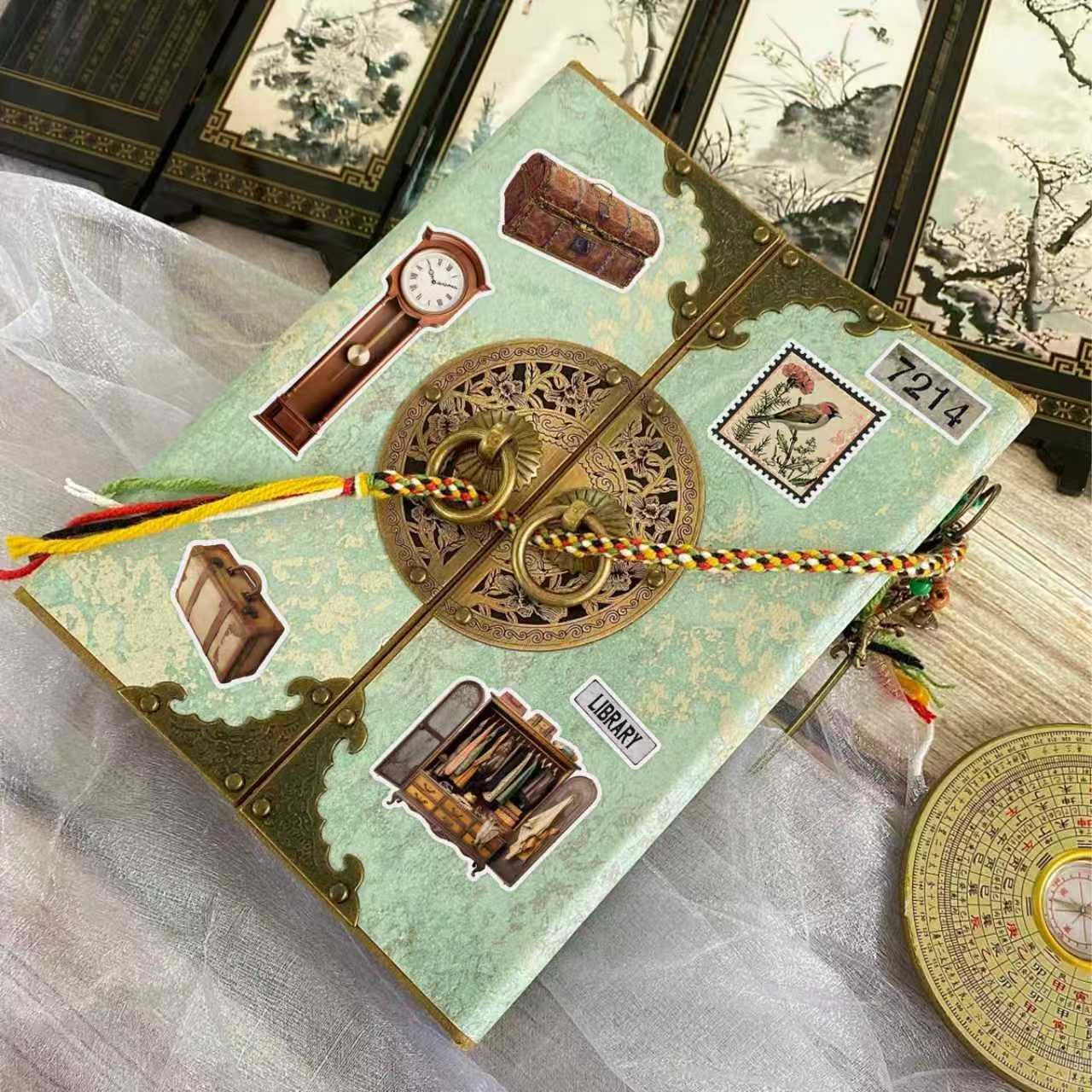 ヴィンテージ装身具ステッカーブック、プランナー、スクラップブ - Embellishments For Scrapbooking のレビューと価格